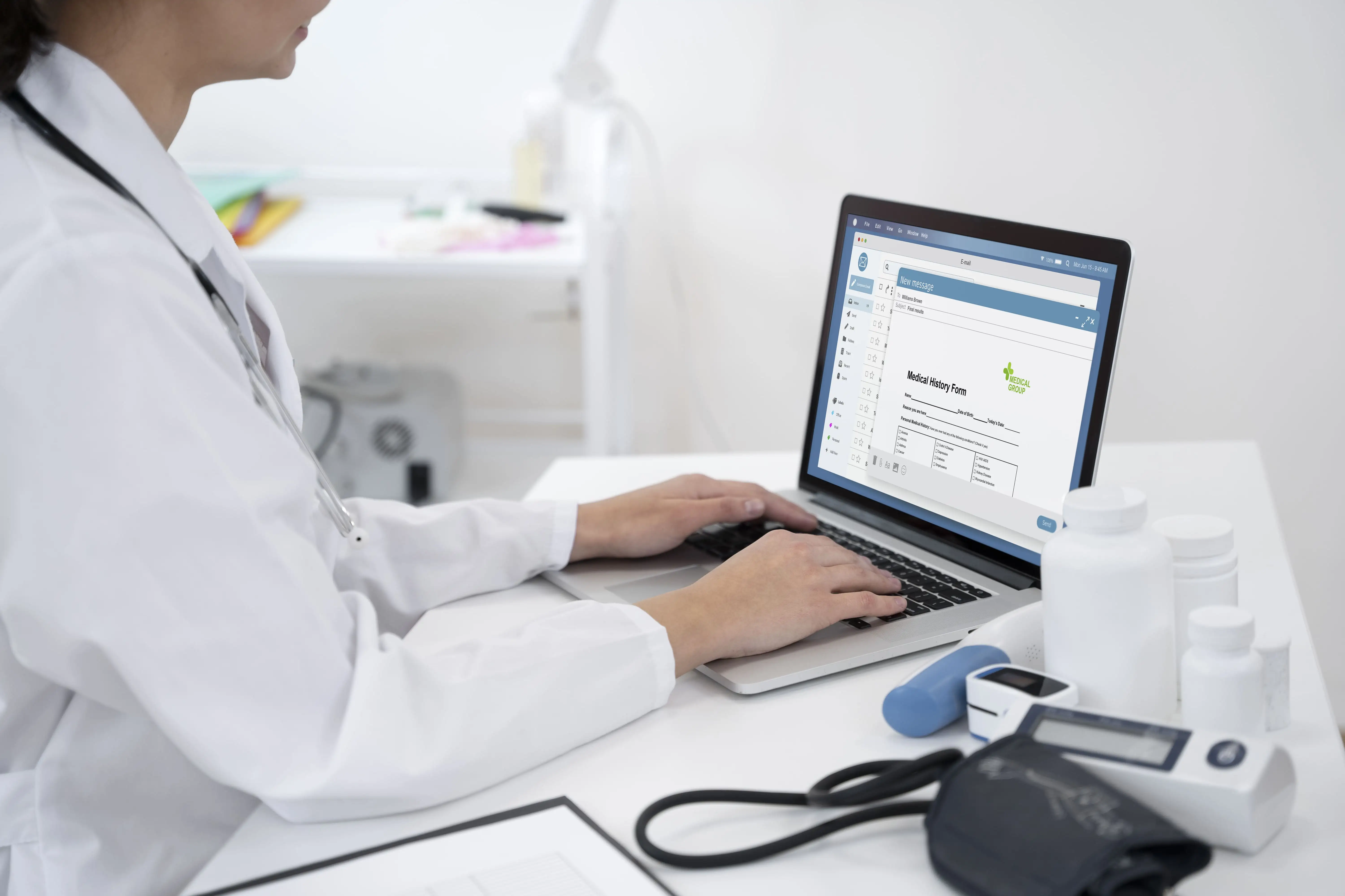 doctor form filling image