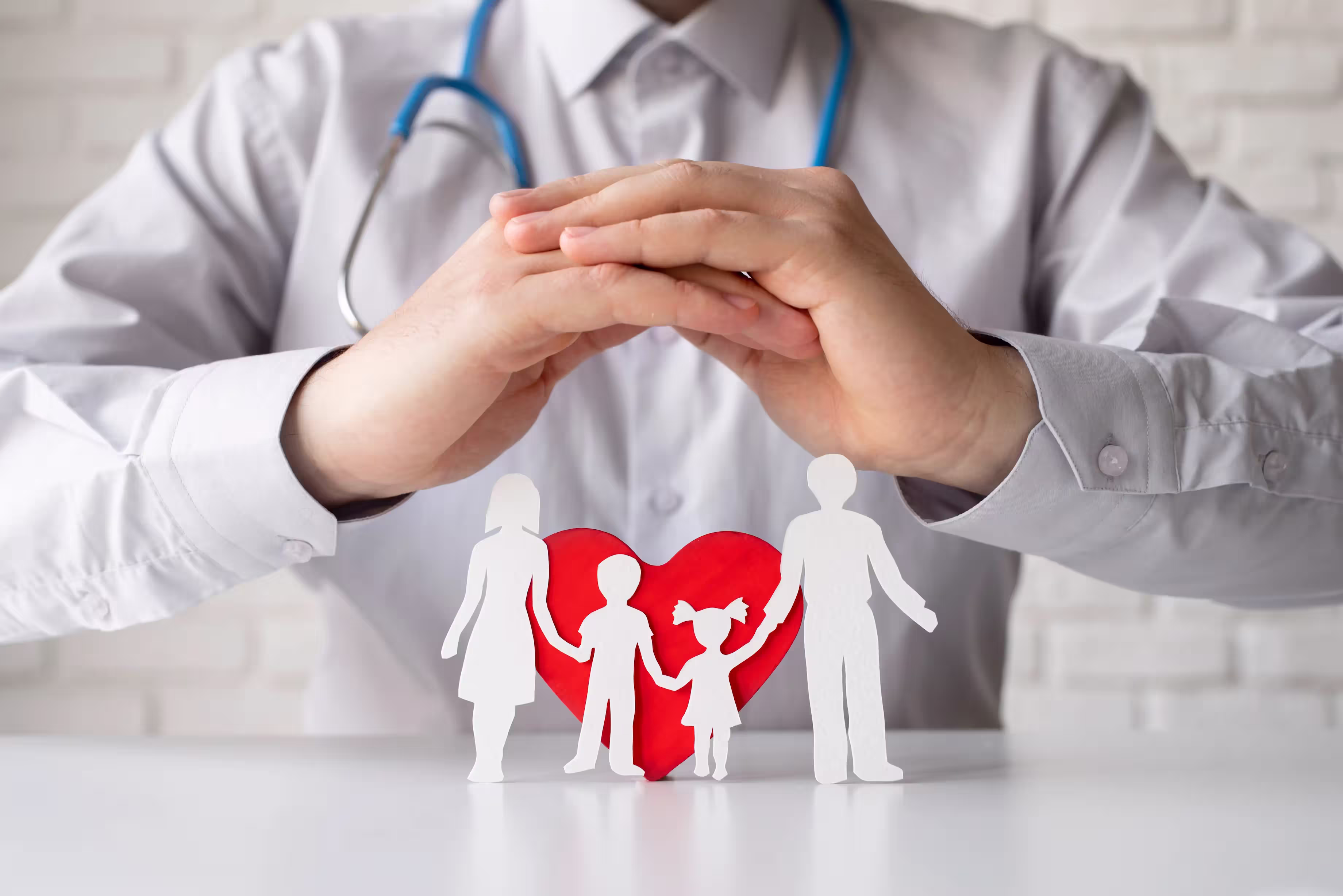 Doctor examining patient with precision clinical care