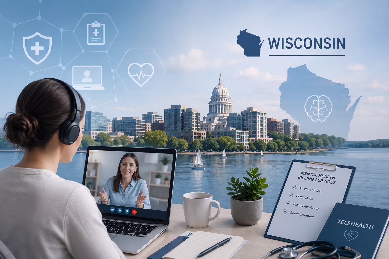 Telehealth Mental Health Billing in Wisconsin